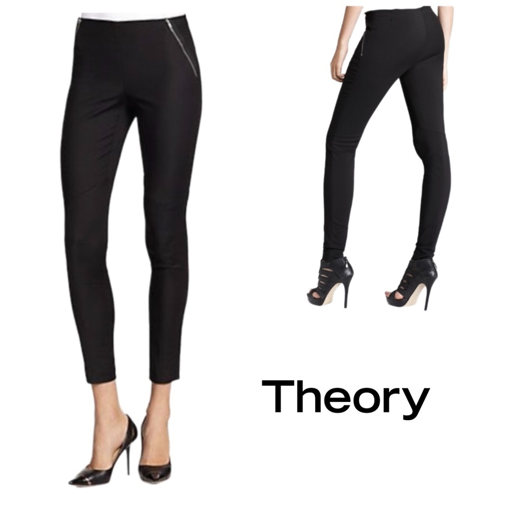 Theory Keil Optimal Seamed pants in Navy